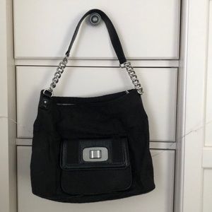 DKNY Vintage Black Chain Strap Bag